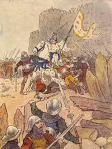 Captured by the Burgundians at Compiegne