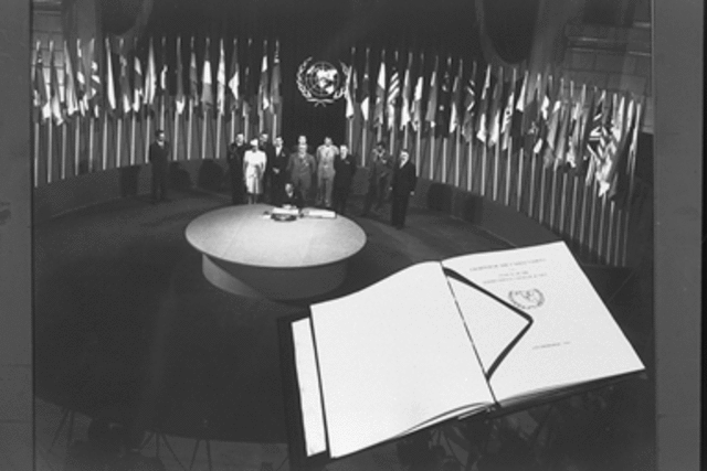 BIRTH OF THE UNITED NATIONS-UN CHARTER