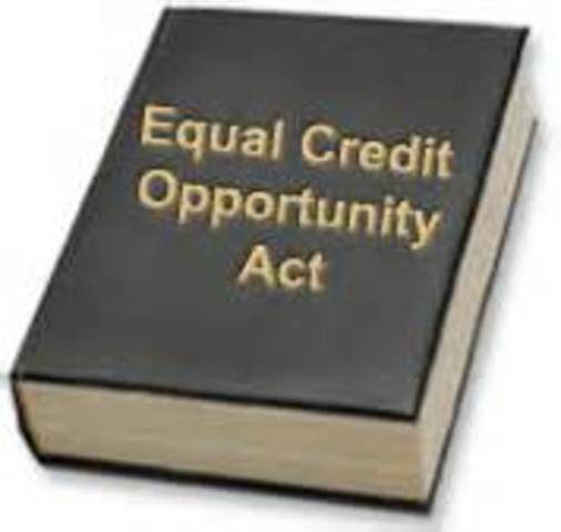 The Equal Credit Opportunity Act