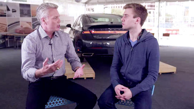 Chris and Franz talk.