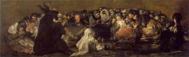 Last Goya painting, ''El Aquelarre''