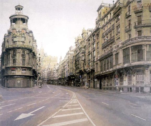 Vista de la gran vía,Antonio López