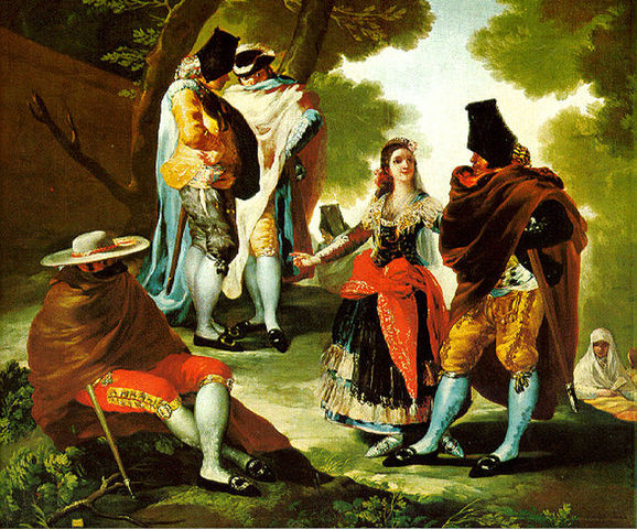 'Paseo por Andalucía' o 'La maja y los embozados'