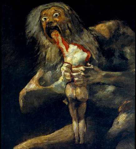 Saturn devouring his son