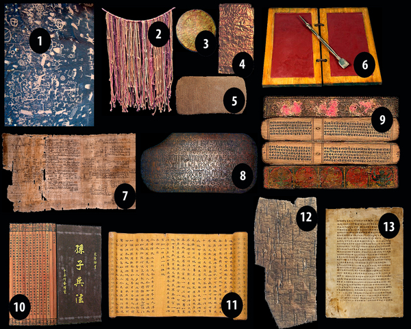 Первые носители информации (... до  XVI в.)