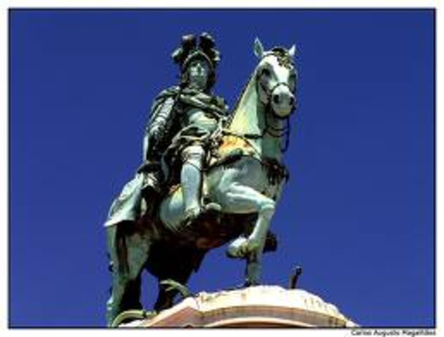 Inauguração da estátua do rei D. José I na Praça do Comércio