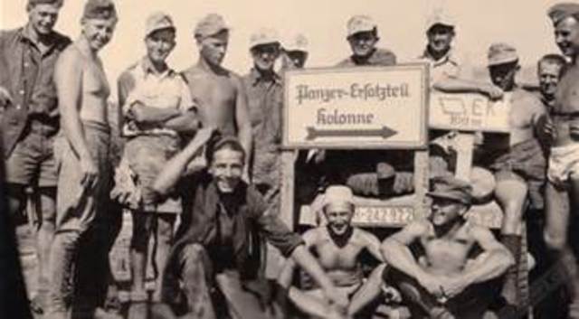 British and US forces defeat German and Italian armies in North Africa