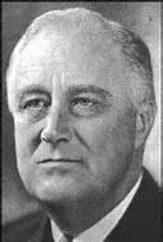 FDR dies, Harry S. Truman becomes President