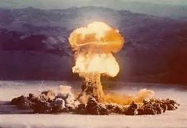 First Atomic Bombs dropped