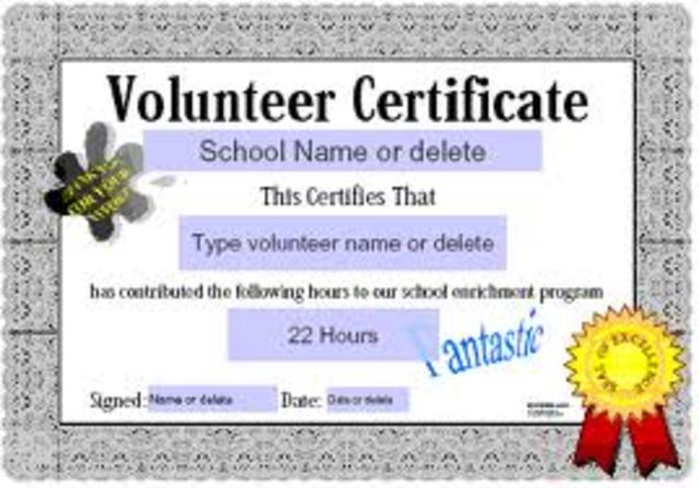 Community Volunteer Award