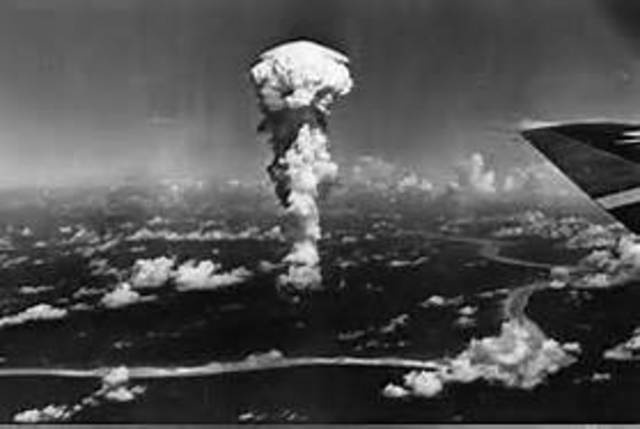 First Atomic Bombs dropped