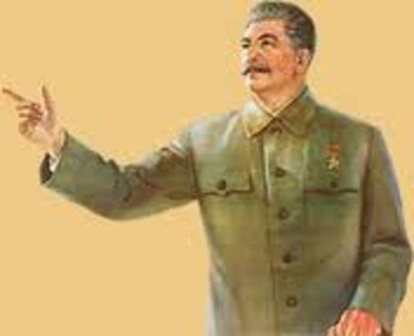 Josef Stalin sole dictator of the Soviet Union (USSR)