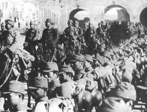 Japan’s Army seizes Manchuria, China