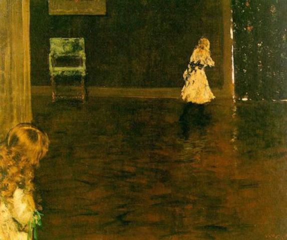 William Merritt Chase's "Hide and Seek"