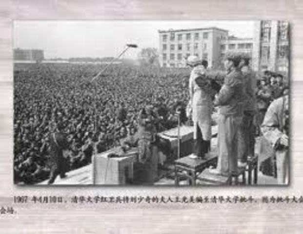 red gaurds achieved the overthrow