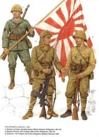 Japanese invade French Indochina (Viet. Laos, Cambodia)