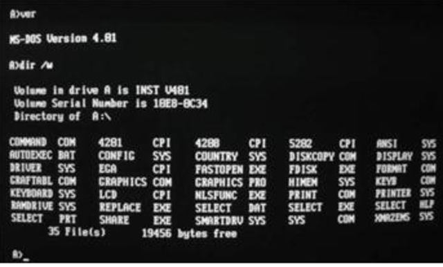 Primer Sistema Operativo