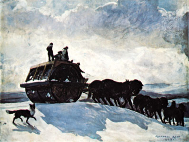 Rockwell Kent's "The Road Roller"