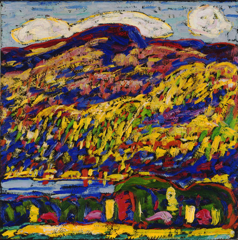 Marsden Hartley's "Mountain Lake-Autumn"