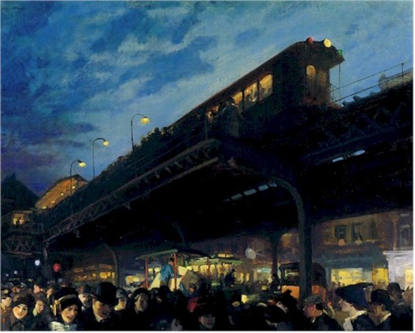 John Sloan's "Six O'Clock Winter"