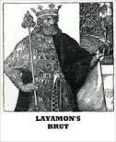 Layamon writes "Brut"