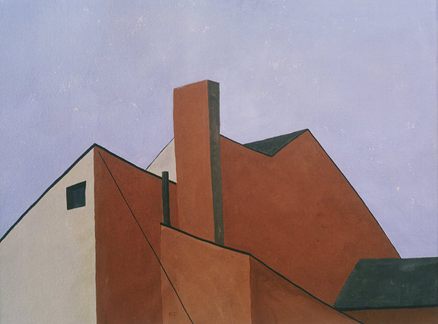 Ralston Crawford's "Factory Roofs"