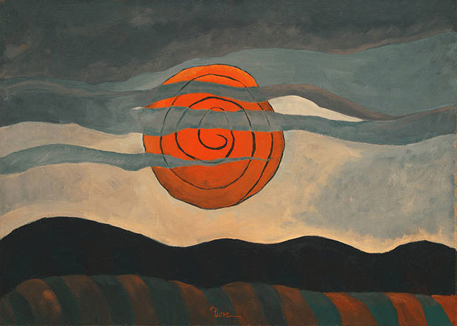 Arthur G.Dove's "Red Sun"