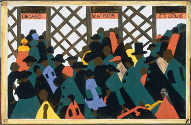 Jacob Lawerence's "The Migration of the Negro"-1 out of the series