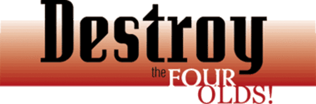 Mao said to destroy the four olds.