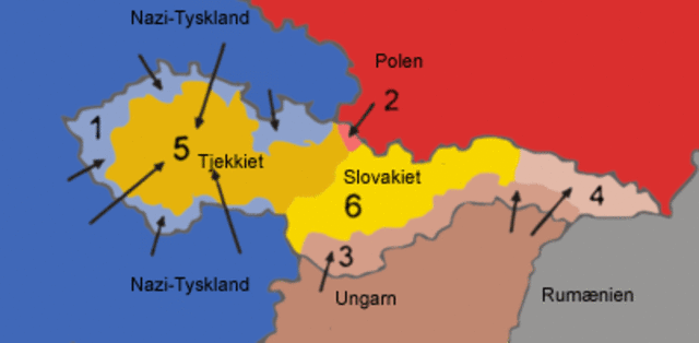 Tjekkoslovakiet deles