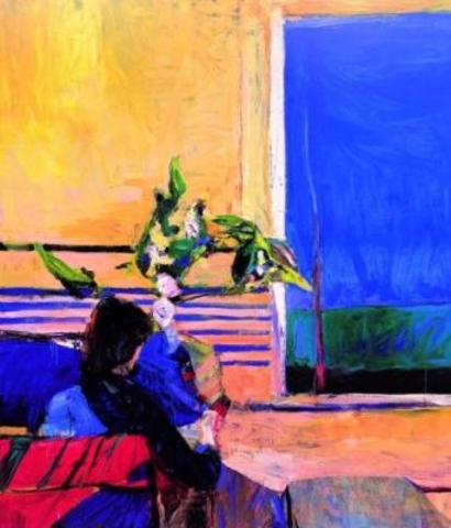 Richard Diebenkorn's "Girl with Plant"