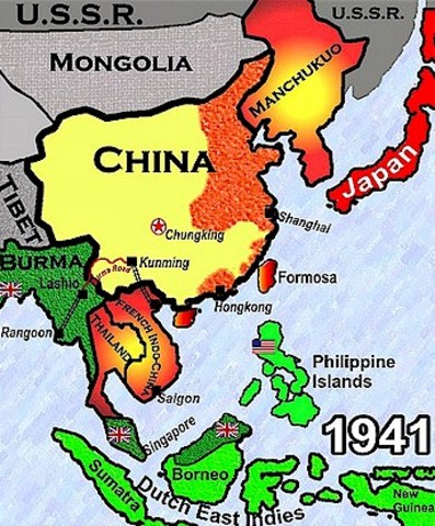Japan invades China (Manchuria)