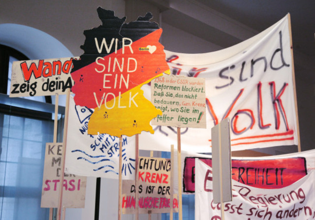 East and West Germany reunite