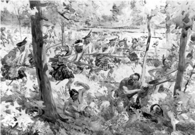 English Attack On Indians