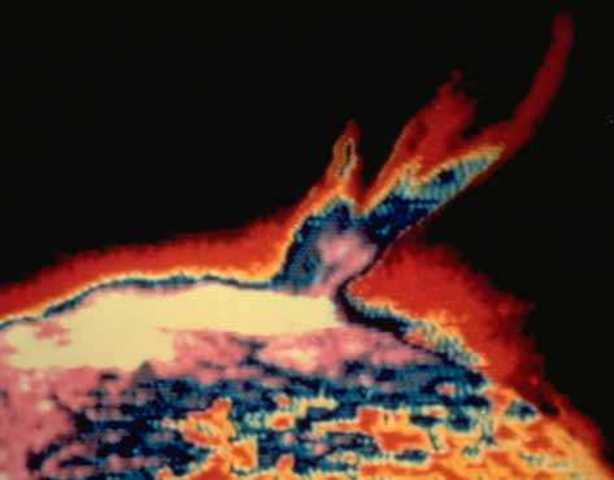 Discovery of Solar Flares