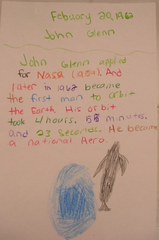 John Glenn-First man tro orbit the Earth