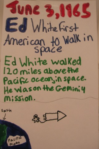 Ed White-First American to walk in Space
