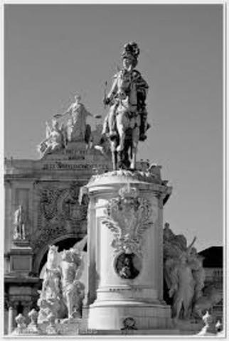 Inauguração da estátua do rei D. José I na Praça do Comércio