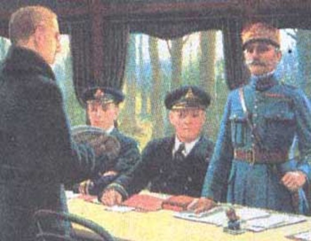 alemania firma el armisticio.