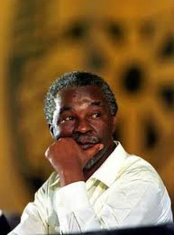Thabo Mbeki went from being the leader of ANC to being the President.
