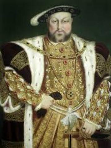 Henry VIII is Recognized as Supreme Head of Church in England