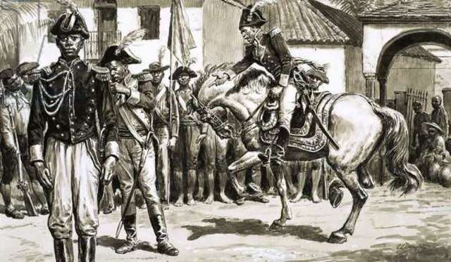British Gains Control of Saint Domingue