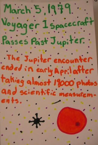 Voyager I Spacecraft passes Jupiter