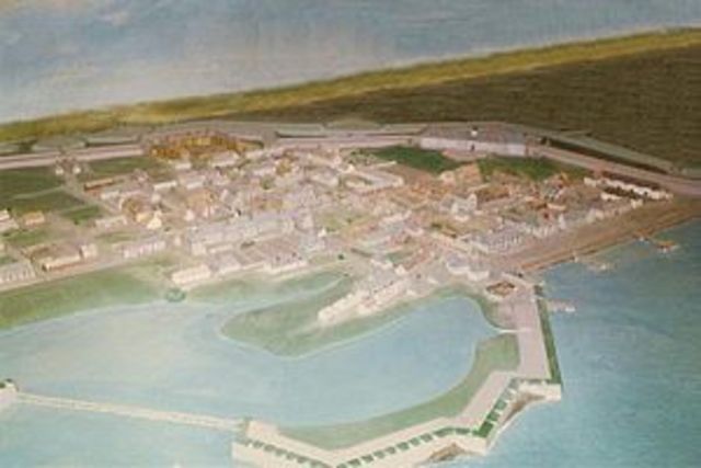Wolfe est commande a attaque le Louisbourg