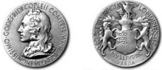 Darwin Receives Copley Medal