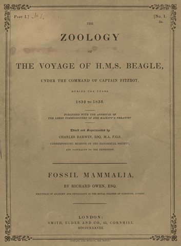 Zoology of the Voyage of the Beagle
