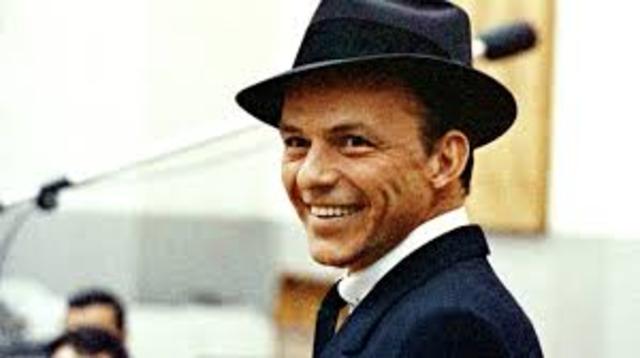Sinatra makes his first solo recording