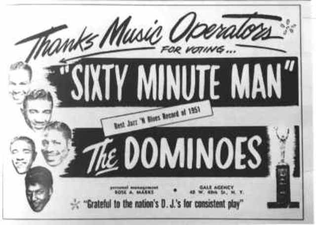 The Dominoes' "60 Minute Man"