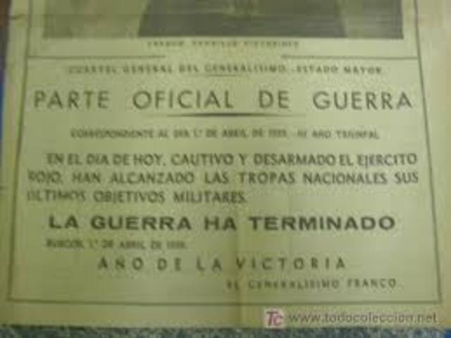 Fin de la Guerra Civil