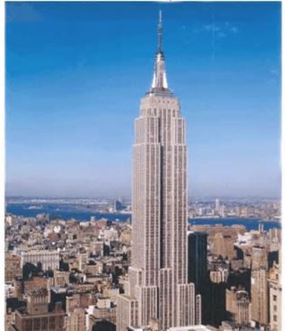 Empire state building completed